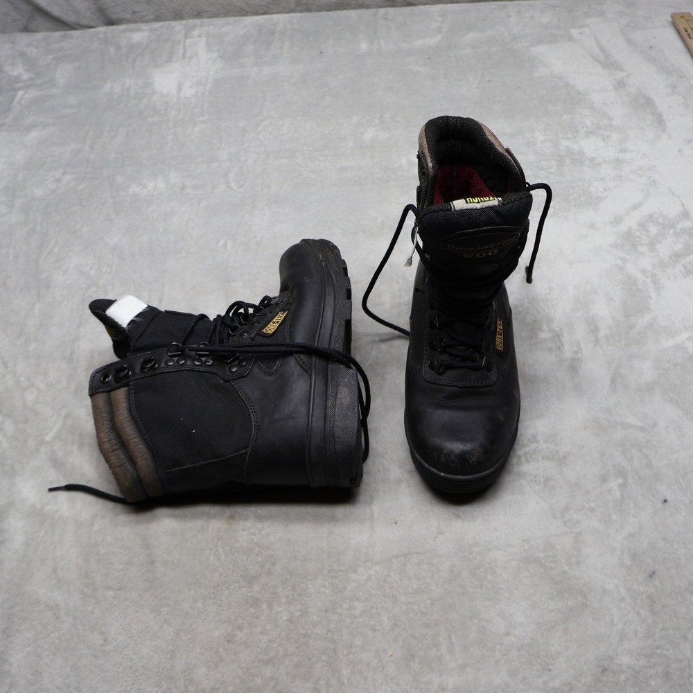 Tough Treads Men 9M Work Boots Black Gore-Tex Insulated Waterproof Hiking TT2023